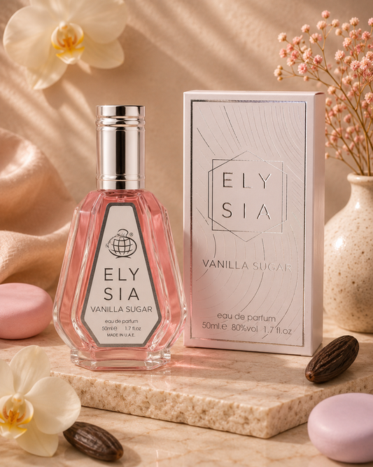 Elysia Vanilla Sugar Eau De Parfum 50ml – Sweet Warm Vanilla Fragrance
