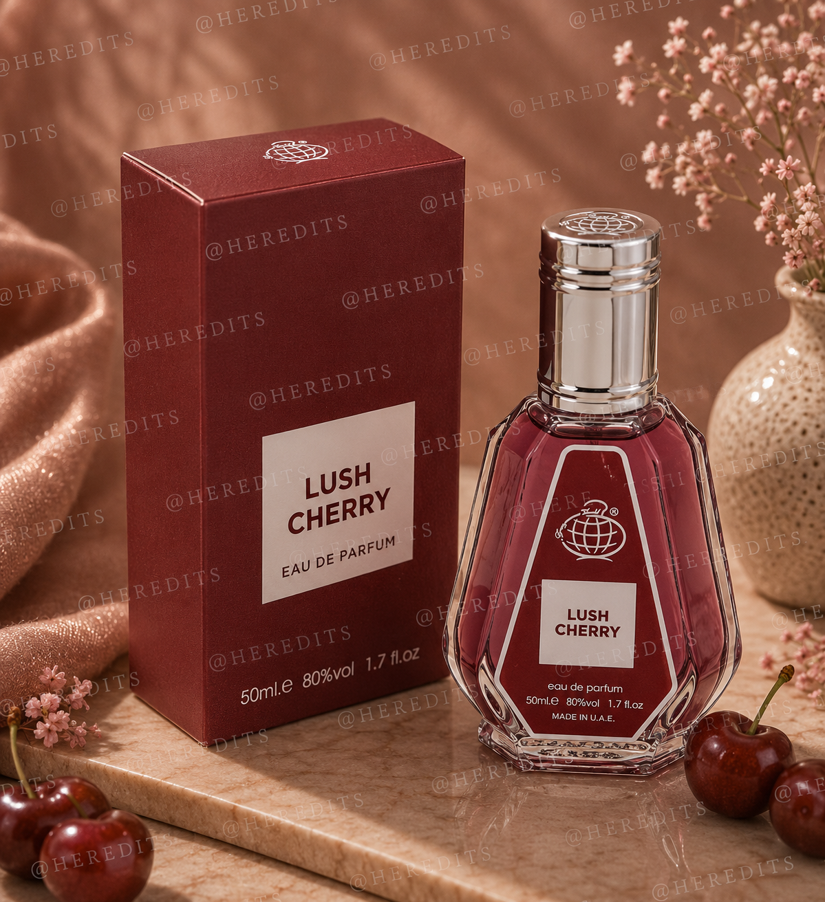 Lush Cherry Eau De Parfum – Sweet Cherry Woody Fragrance