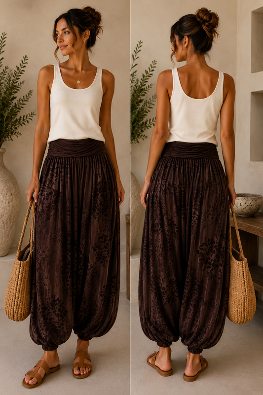 Printed Harem Trousers | HerEdits