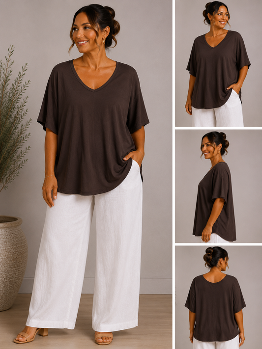 Soft Touch Batwing Top | HerEdits