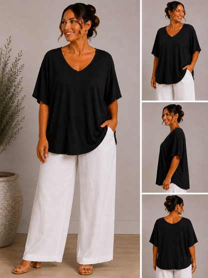 Soft Touch Batwing Top | HerEdits